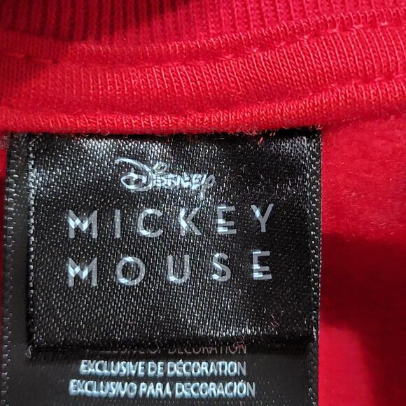 Disney M Mouse Christmas Red Unisex Crew Neck Sweatshirt w/ Lights - 3XL NWT - Picture 4 of 9